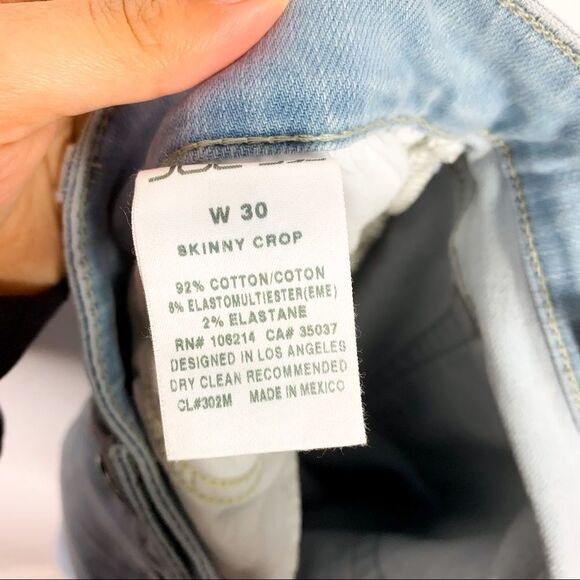 -Joe’s Jeans Cynthia Skinny Crop NWT 30 - Picture 11 of 11